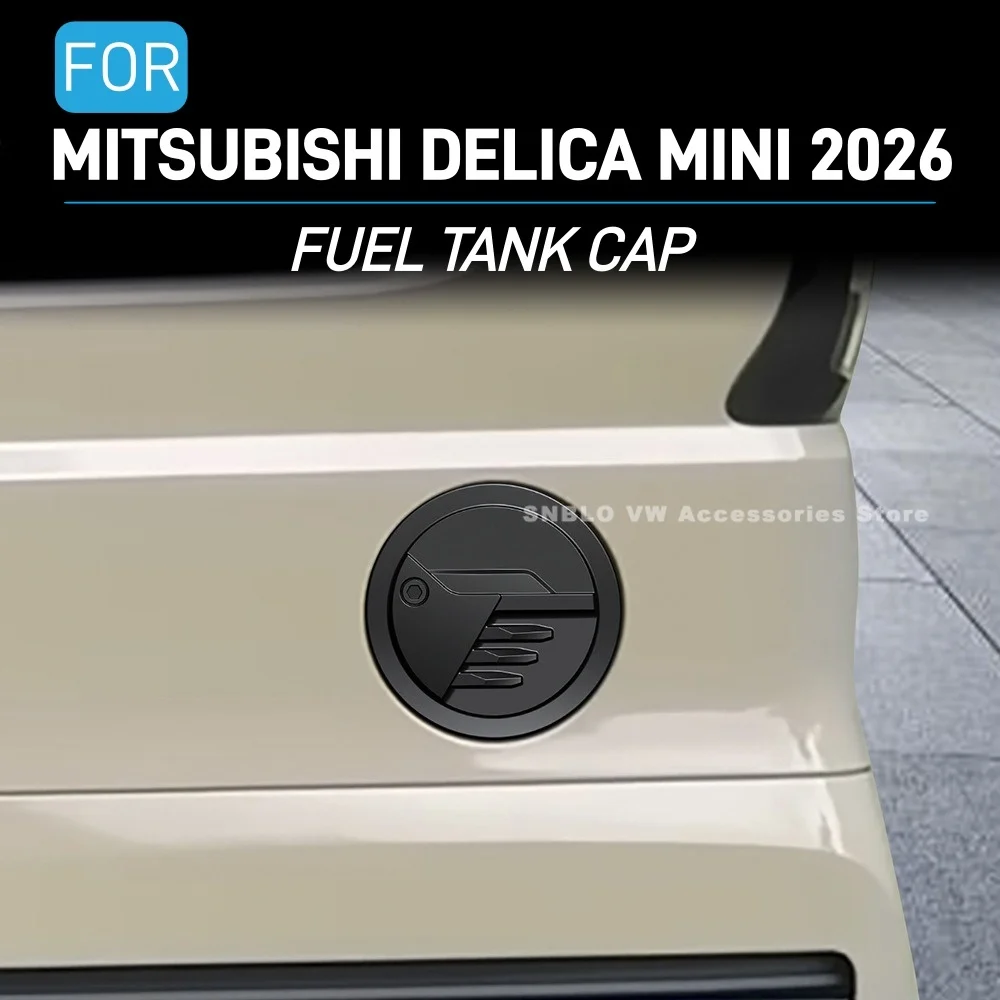 

For Mitsubishi Delica MINI 2026 Accessories Fuel Tank Cap Decoration Sticker