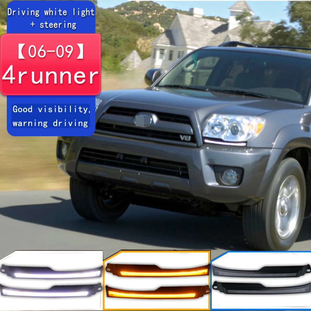 

Front Bumper Fog Lamp Turn Signal Light Fit For Toyota 4Runner 4 Runner 2006 -2009 Led Daytime Running Driving Light Daylight