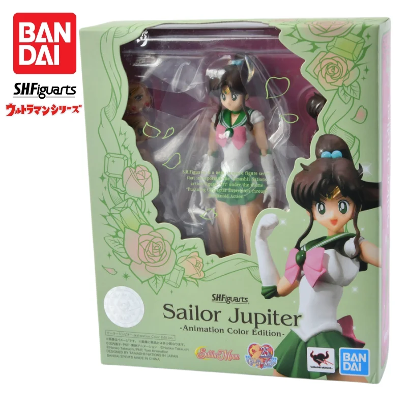 

В наличии Bandai S H Figuarts, оригинальная модель Sailor Moon Cinema Makoto, кукла, новая фигурка в штучной упаковке, персонажи аниме, гараж