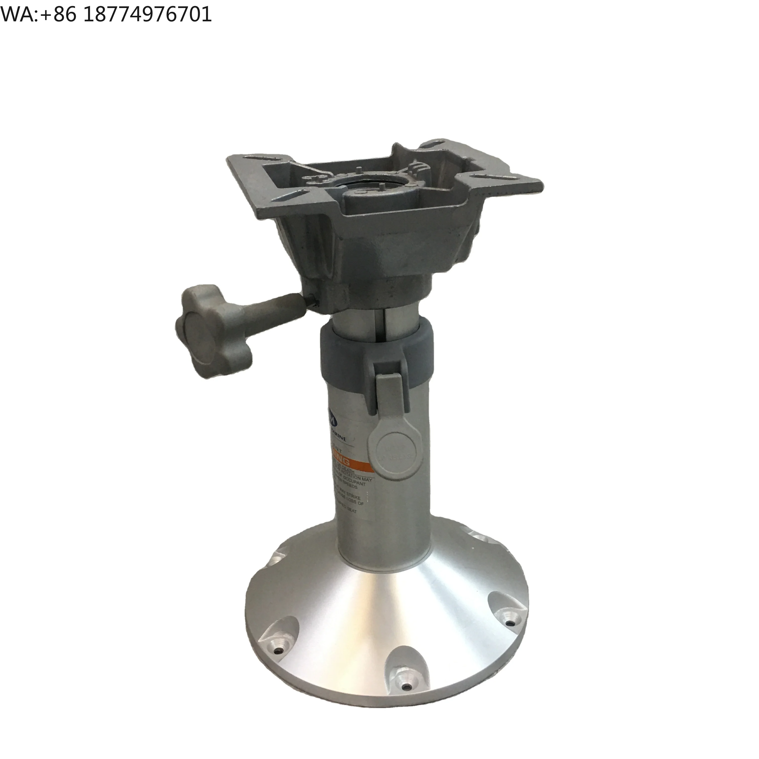 Good Price of New Product Marine Boat Accessories Manual Adjustable 13''marine Aluminum Seat Pedestal