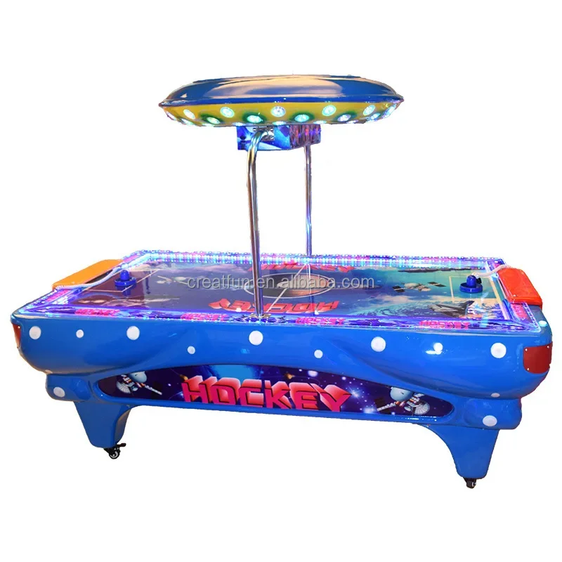 Hot Arcade Coin-operated Funny Indoor Sports Universe Air Hockey Table Arcade Lottery Ticket Machine For Sale