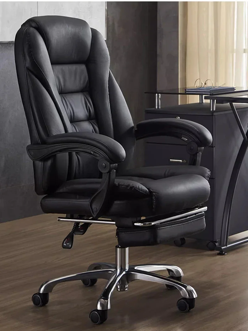 

Leather Recliner Office Chair Gaming Bedroom Electric Massage Gaming Chair Home Boss Silla De Escritorio Office Furniture