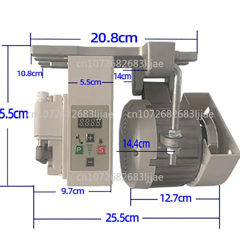 550W Household Sewing Machine Energy-Saving Motor Modification Silent Integrated Foot Pedal Electric 220V Speed Regulating