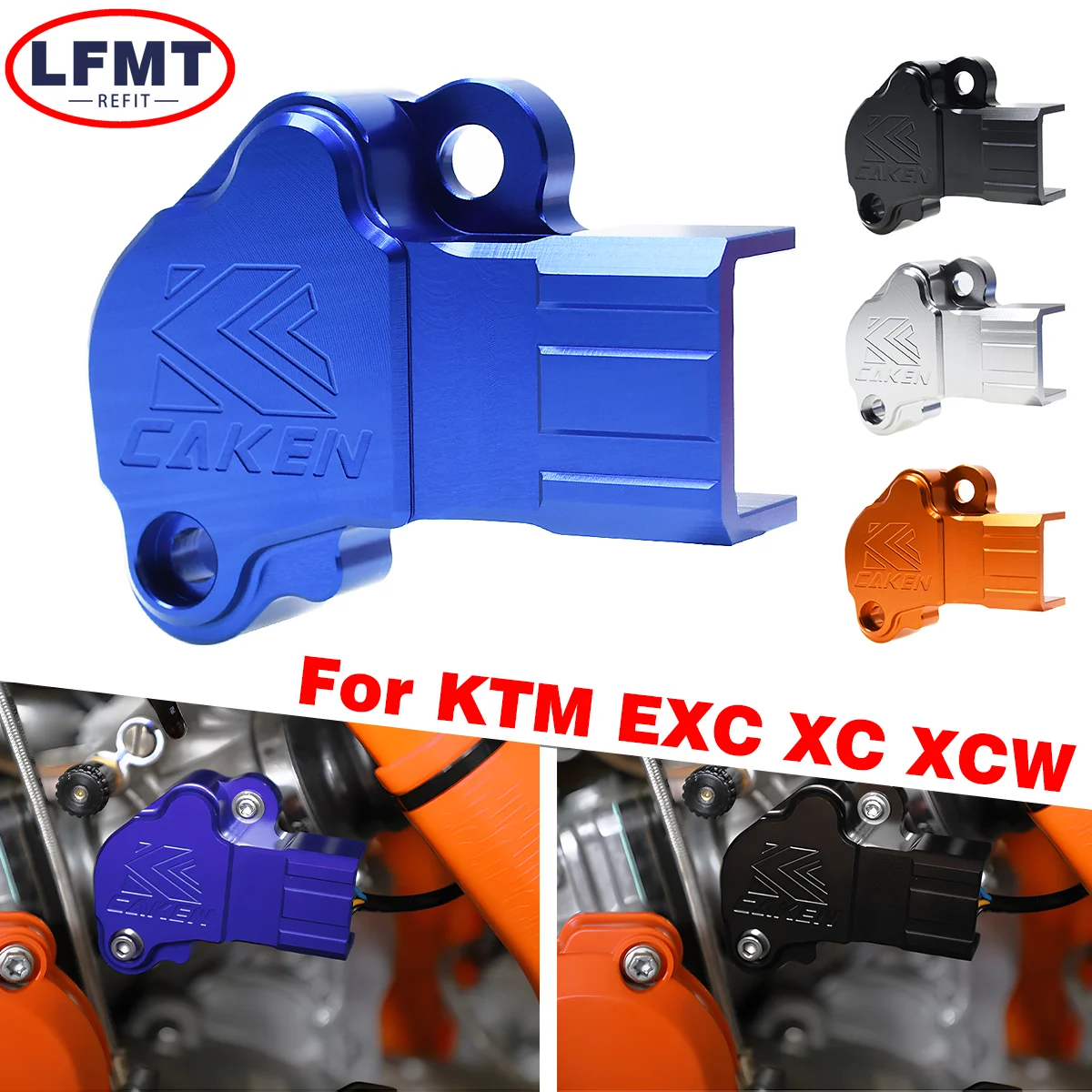 Motorcycle Sensor Carburetor solenoid valve protection cover For KTM 150 250 300 EXC XC XCW TPI For Husqvarna TE150i 250i 300i