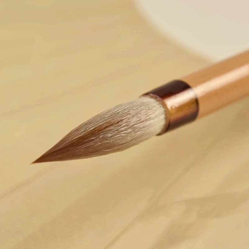 Chinese Calligraphy Regular Script Writing Brush Mixed Hair Brush Pen Four Treasures of Study for Copying Scripture Art Supplies
