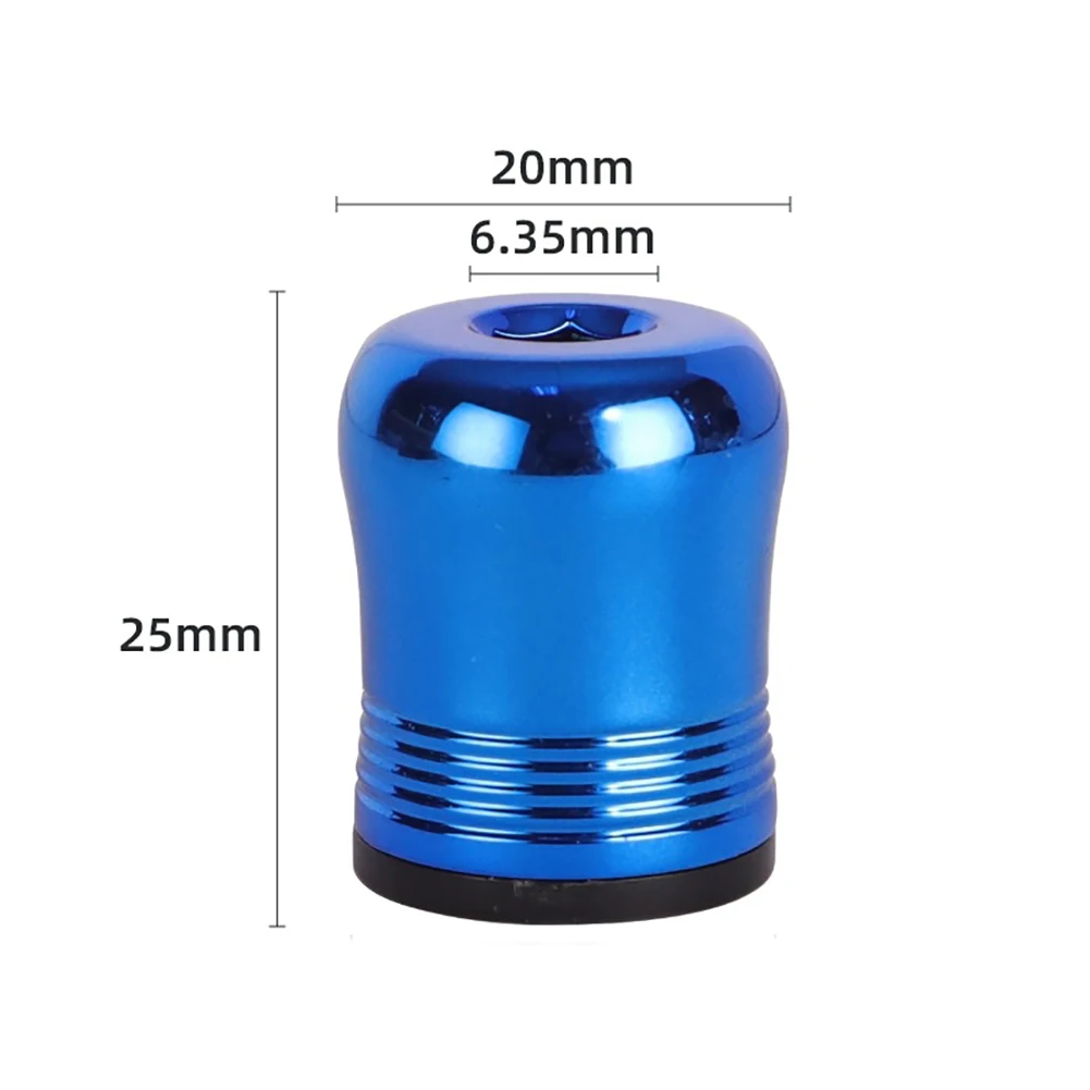 Magnetic Screwdriver Bit Holder 6.35mm Hex Shaft Strong Magnetizer Demagnetizer Tool For For Phillips Slotted Hex Bits Drill Acc