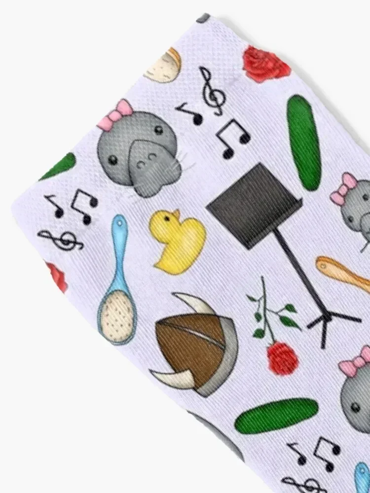 Silly Songs with Larry Socks sheer Stockings man Socks Ladies Men's