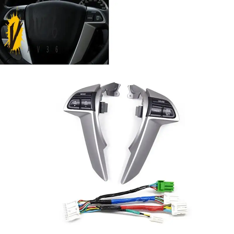 

AV36-Car Steering Wheel Cruise Control Multifunction Button Volume Adjustment Switch For Honda Accord 2008-2012