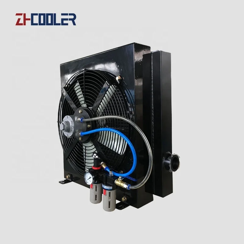 

Customizable Hydraulic Motor-driven Air-cooled Oil Cooler - for Pump Trucks and Energy-saving CNC Machine Tools