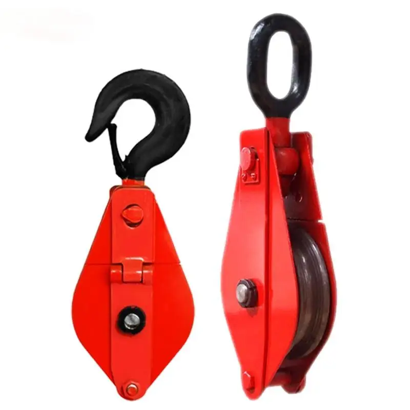 

Heavy Duty Single Wheel Lifting Pulley for Steel Wire Rope Hardware
