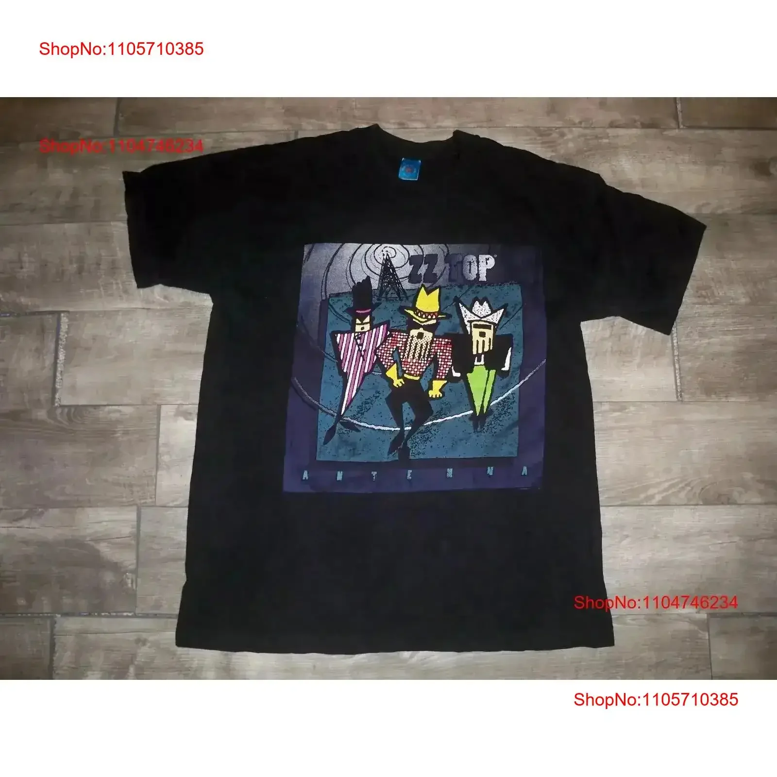 Vintage ZZ Top Band Tour T Shirt 94 Antenna Rock 90s Al Size S 4XL Washed Breathable Comfortable For Everyday Wear vintage