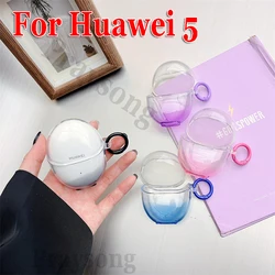 Fashion Color Cover for Huawei Freebuds 5 Case Protective Colorful Cover for Freebuds 5 Case for Huawei Buds Funda Charging Box
