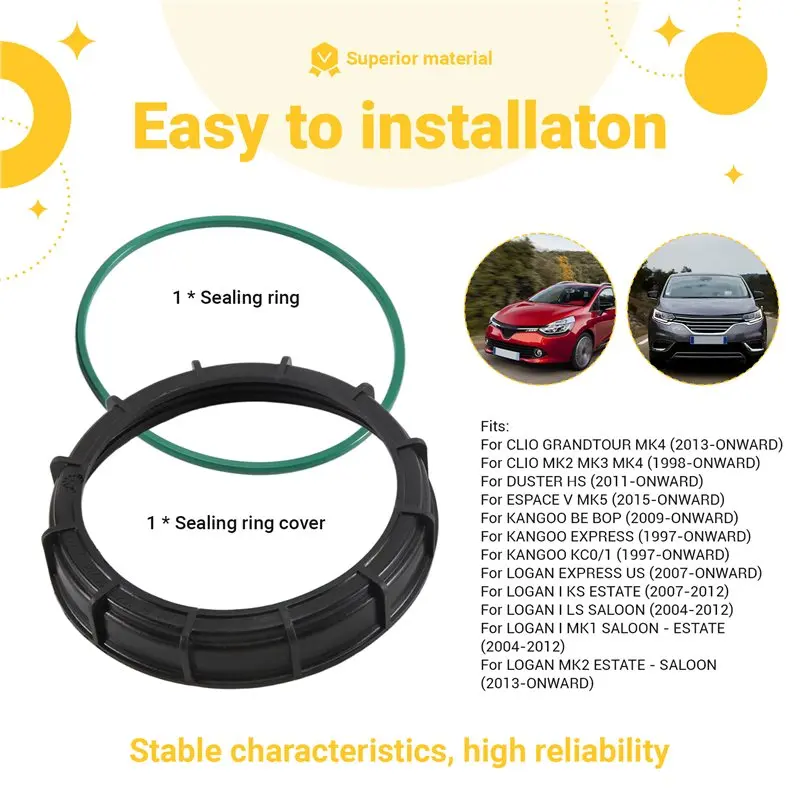 7701207449 09701687000 Fuel Pump Seal Ring Cover For Renault Laguna 2007-2015 Master II 2 III 3 Megane 1999-2003-AT35