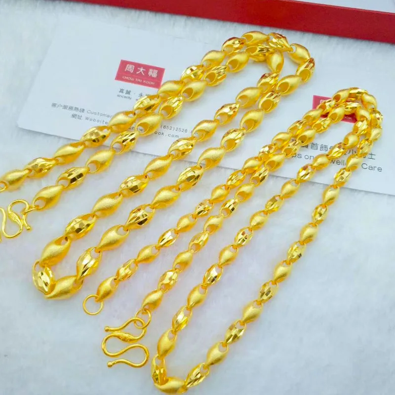 

Men's 24K Gold Lantern Necklace, AU999 | Distressed lantern-texture, rustic elegance for everyday boldness.