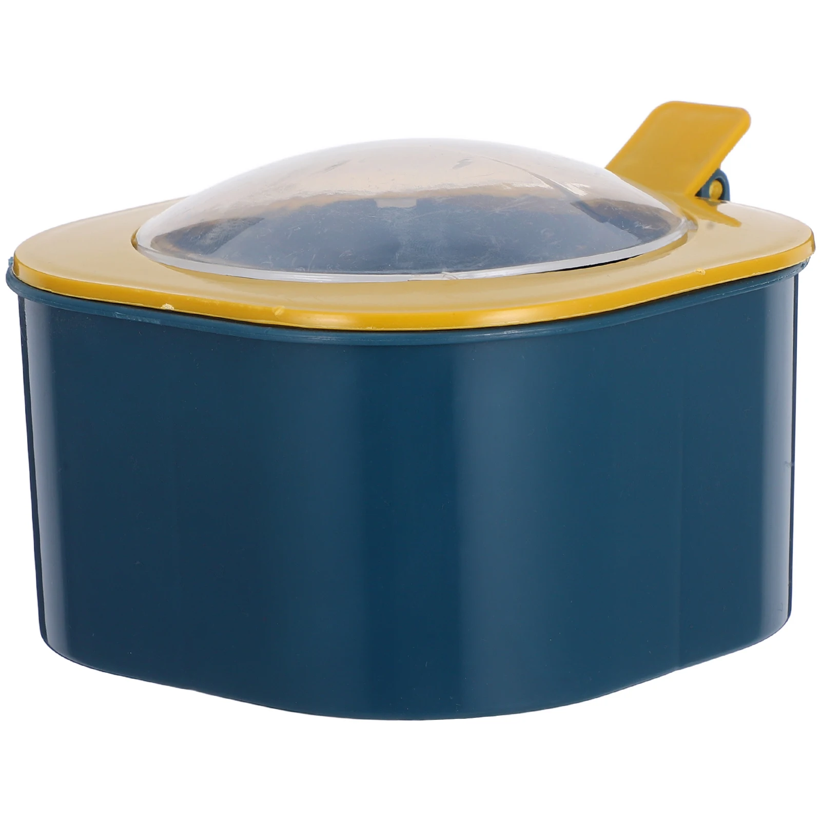 4 مقصورات صندوق توابل حاوية تخزين توابل المطبخ البلاستيكية مع غطاء للسكر الملح Msg الحفاظ على النضارة المنظمة #1