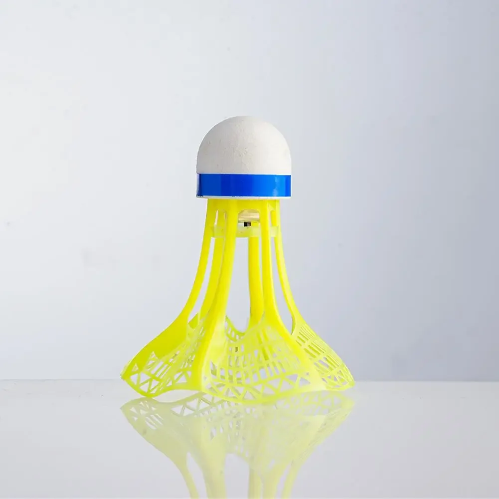 

Super Durable Windproof Luminous Badminton Ball Outdoor Fluorescent Bright Nylon Ball with Light Unbreakable for Night Play