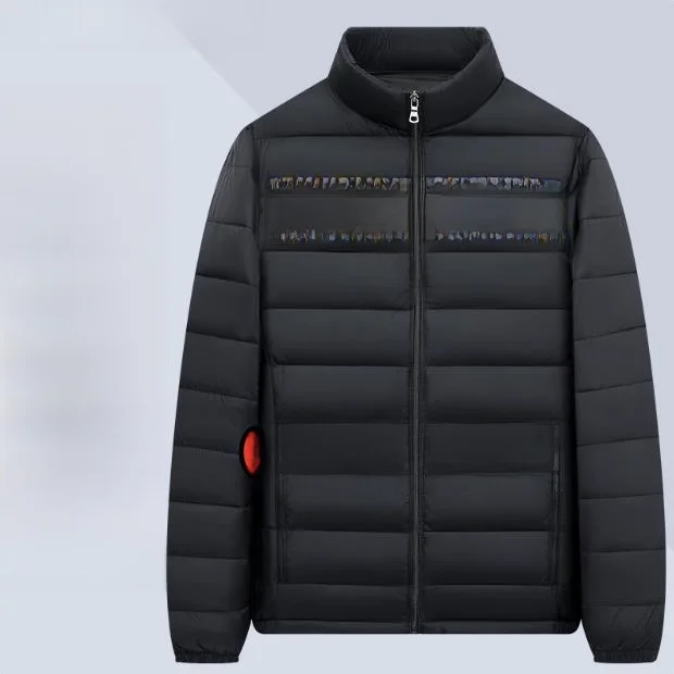 

Men's Lightweight Thickened down Cotton Jacket Autumn Winter Outerwear Casual Fashion Urban Style Zipper Closure Long Sleeve