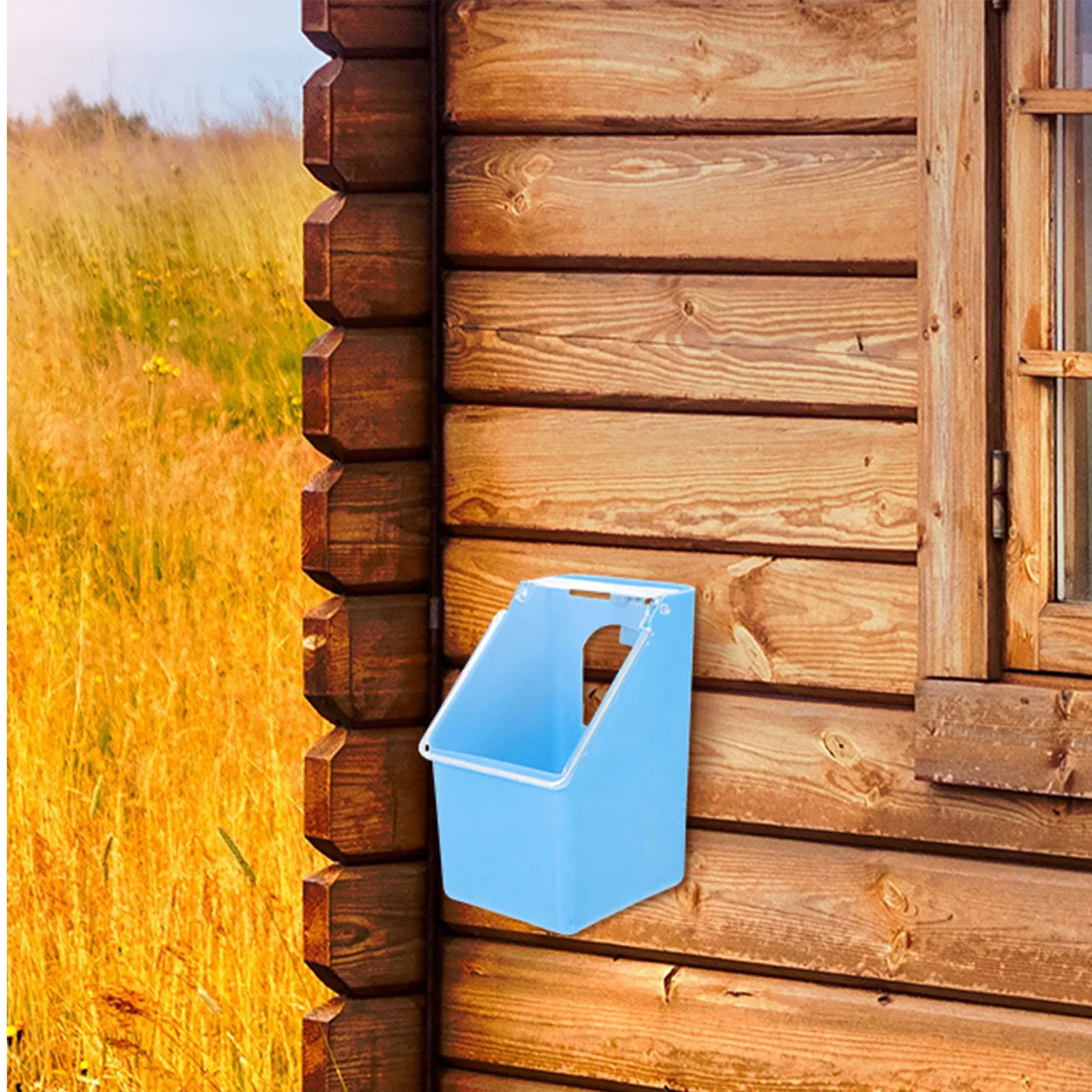 

Multifunction Hanging Feeder Large Capacity Pigeon Feeding Box For Bird Cage Anti-Drop Food Container Plastic Bird Bowl