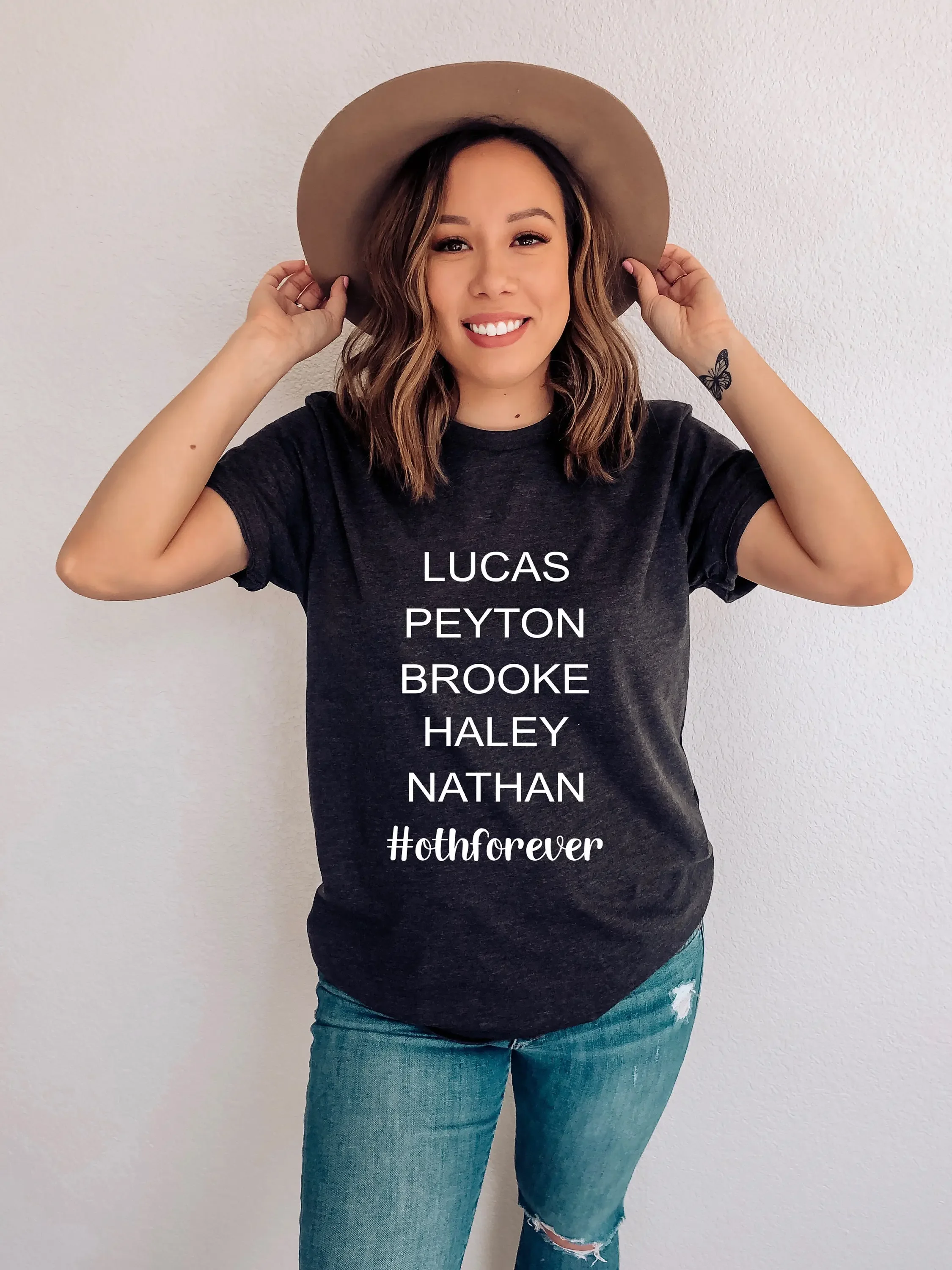 Camiseta One Tree Hill othforever OTH fan Convención Lucas Peyton Nathan Haley Brooke SweaT