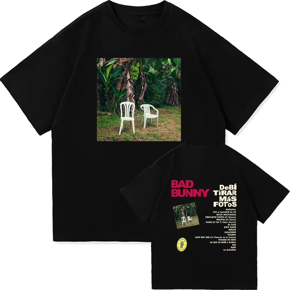 DTMF Debí Tirar Más Fotos camiseta BAD BUNNY 2025 nuevo álbum hombres/mujeres ropa Harajuku alta calidad Tops Fans regalo camisetas