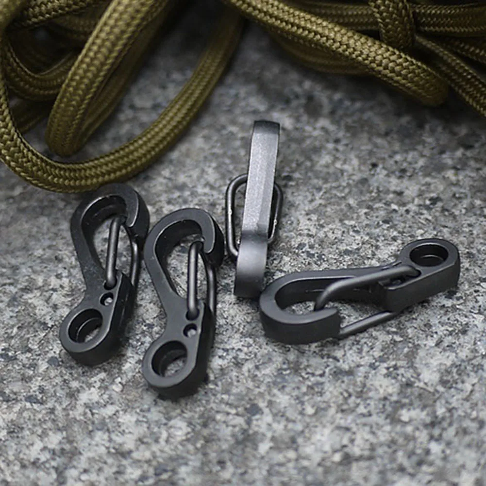 Mini SF Carabiner Hook Aluminum Alloy Camp Keyring Carabiner EDC Gear Practical Survival Tools Climbing Accessories