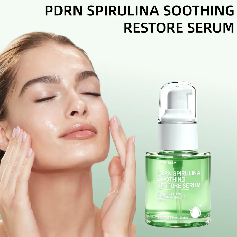 PDRN Spirulina Acidmucin Moisturizing Essence,smoothing Repairing Brightening Skincare Essence,lifting Firming Improves Skin Dry