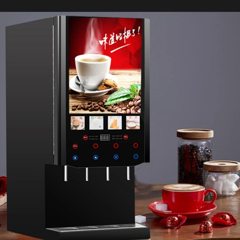 All in one commercial full-automatic cold and hot self-service juice multi-function drink soybean milk hot drink machine