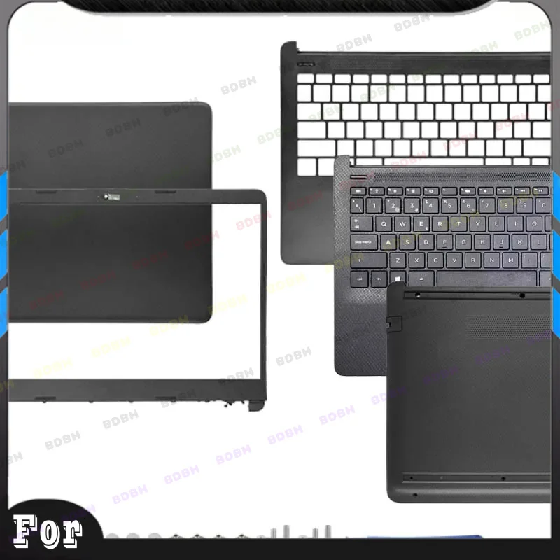 *BDBH For 14-CF 14-DF 14-DK 14-DP 14S-CR 14S-CF 240 245 G8 G9 340 G5 New LCD Back Cover Front Bezel Palmrest Bottom Case Black