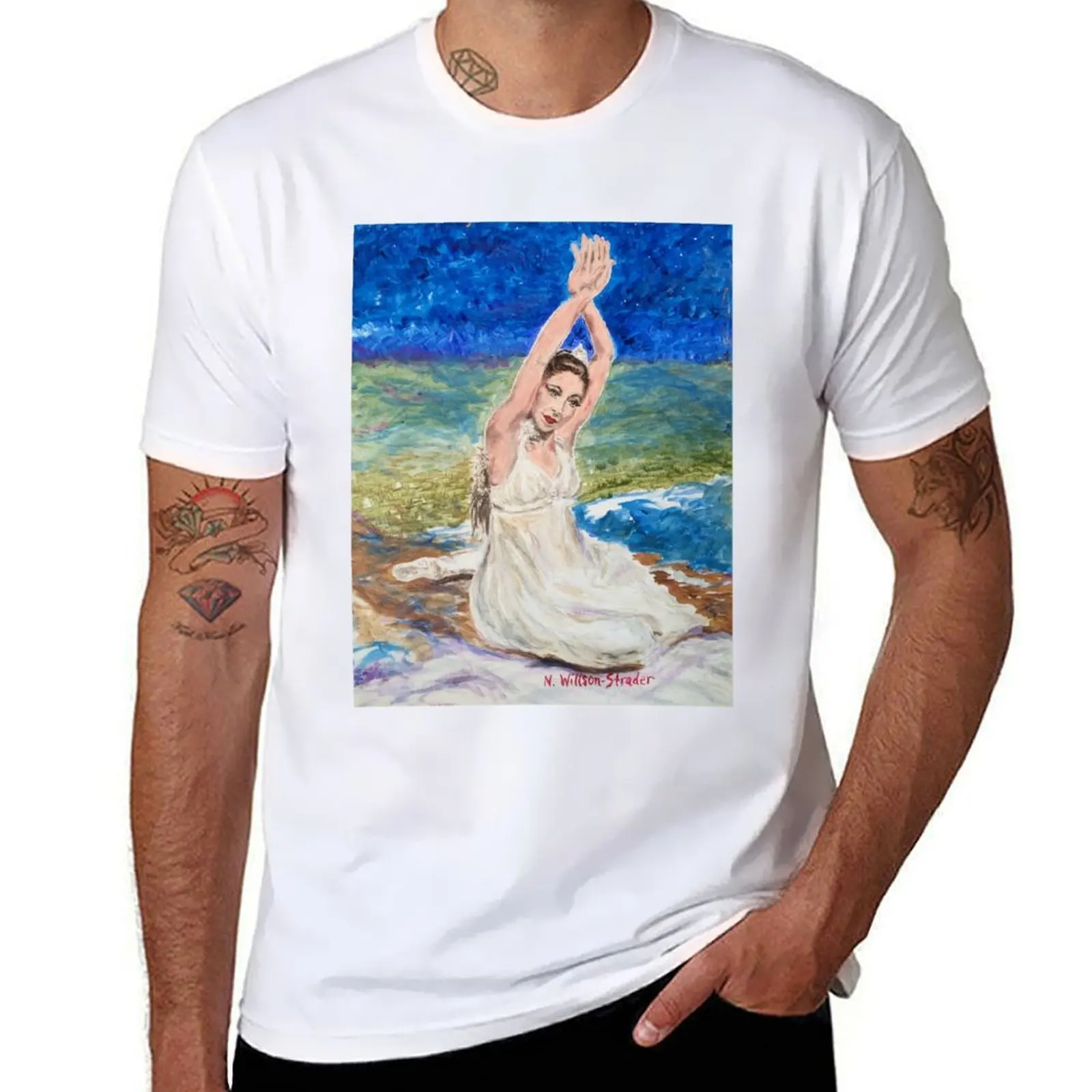 

man Dancer for t 100% shirt tshirt shirts printed cotton man Riverbed t T-Shirt graphic