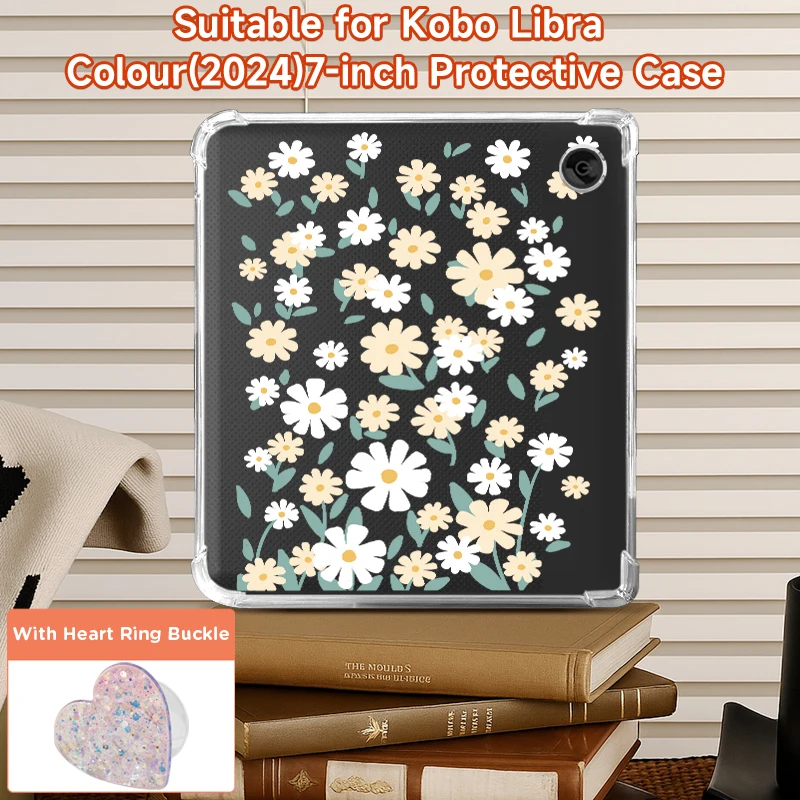 

Универсальный чехол для электронного чтения 6-7 дюймов, для Kindle Paperwhite 5,Kindle 10/11/12, Kobo Clara/Libra Color/BW, противоударный, устойчивый к царапинам