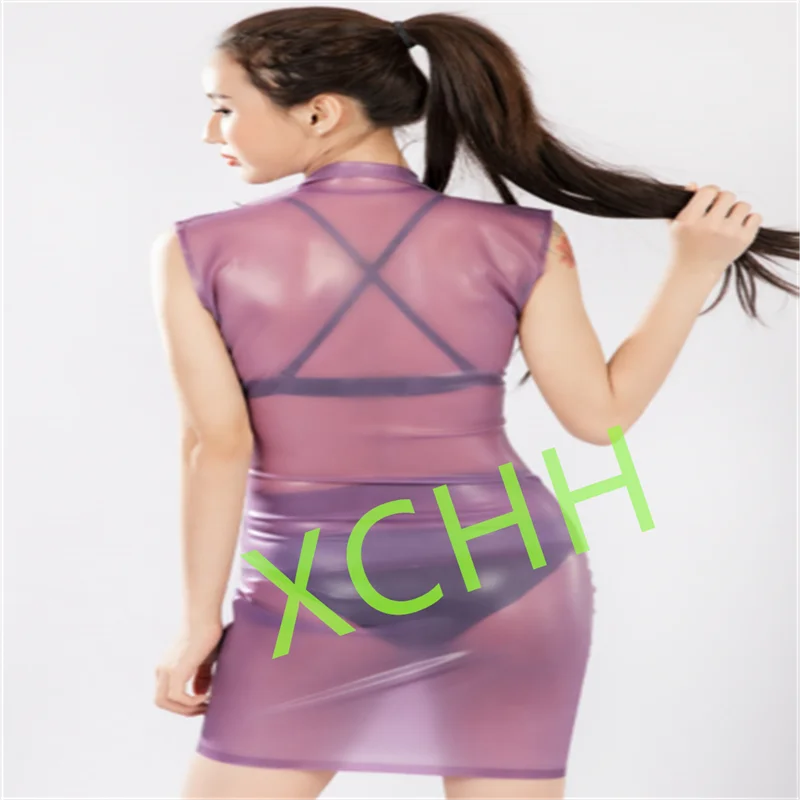 Women Latex Dress Rubber Catsuit Gummi Customize 0.4mm Club Party Wear Halloween Costume XS to XXXL