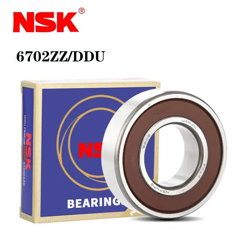 

Japan Original NSK Ultra-Thin Wall Bearing 6702ZZ 6702DDU 15*21*4mm ABEC-9 High Precision Speed Metal Rubber Sealed Bearings