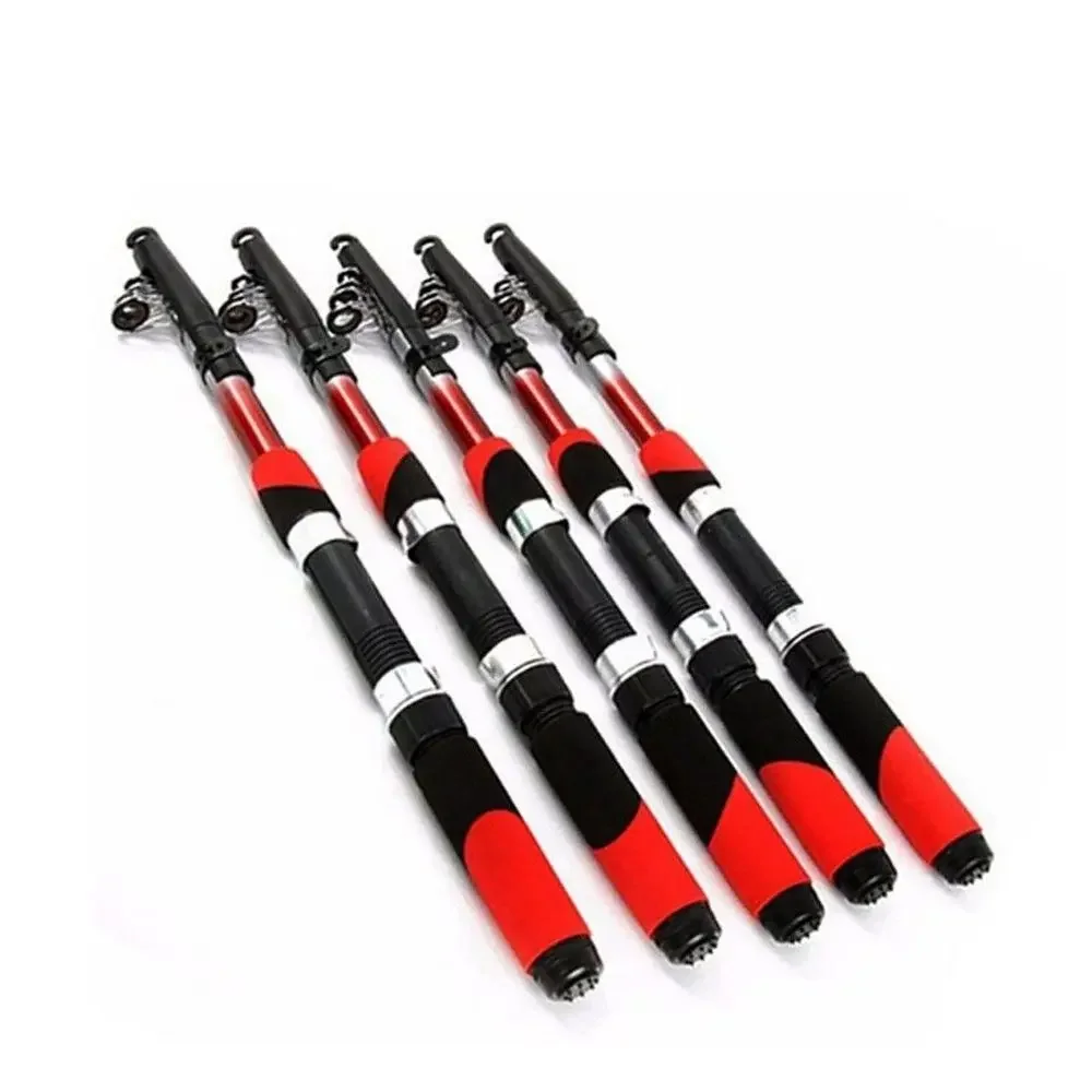 

1.8/2.1/2.4m Portable Ultralight Telescopic Fishing Rod Glass Fiber Pole Outdoor Travel Sea Spinning Tackle Carp Fishing Tackle