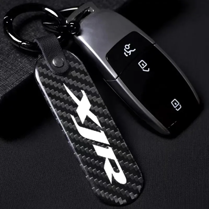 1PCS For Yamaha XJR 1300 XJR1300 xjr1999-2016 XJR1200 1995-1998 Accessorie Motorcycle Keychain Keyring Carbon FiberHigh-Grade