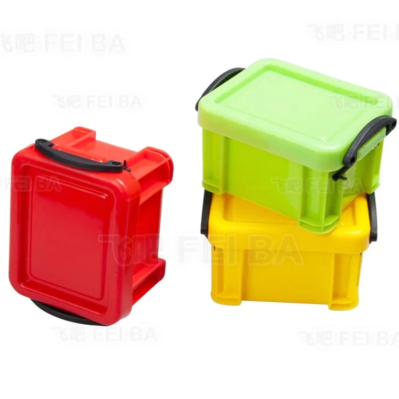 Plastic Mini Box Storage Box for 1/10 RC Crawler Car AXIAL SCX10 II  90046 VS4 JIMNY Cherokee DIY Mood Decorations