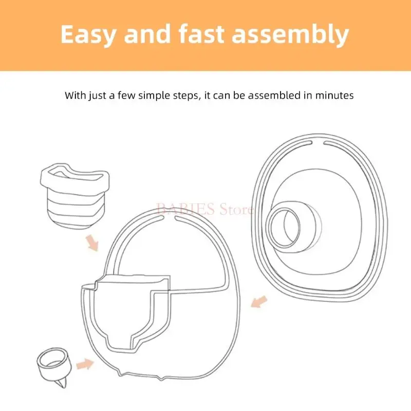 C9GB Aksesori Pompa ASI Elektrik Katup Mulut Bebek Membran Silikon untuk S21 S18
