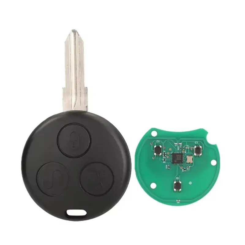 

Powerful Car 433Mhz 3 Button Remote Key With Chip For Smart Fortwo 1998-2006 Car Key