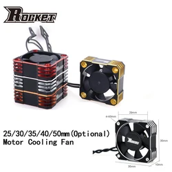 Rocket RC Fan 25mm 30mm 35mm 40mm 50mm SURPASS HOBBY Heat Dissipation Cooling Fan for For 1/10 1/8 Brushless Motor RC Car Part.
