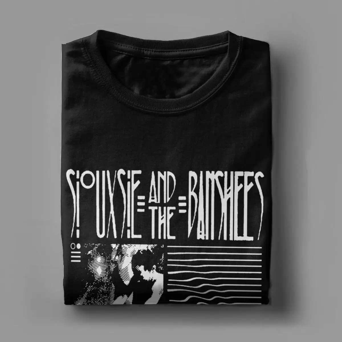 Siouxsie And The Banshees T-Shirts for Men Vintage Pure Cotton Tees Crew Neck Short Sleeve T Shirt Plus Size Tops