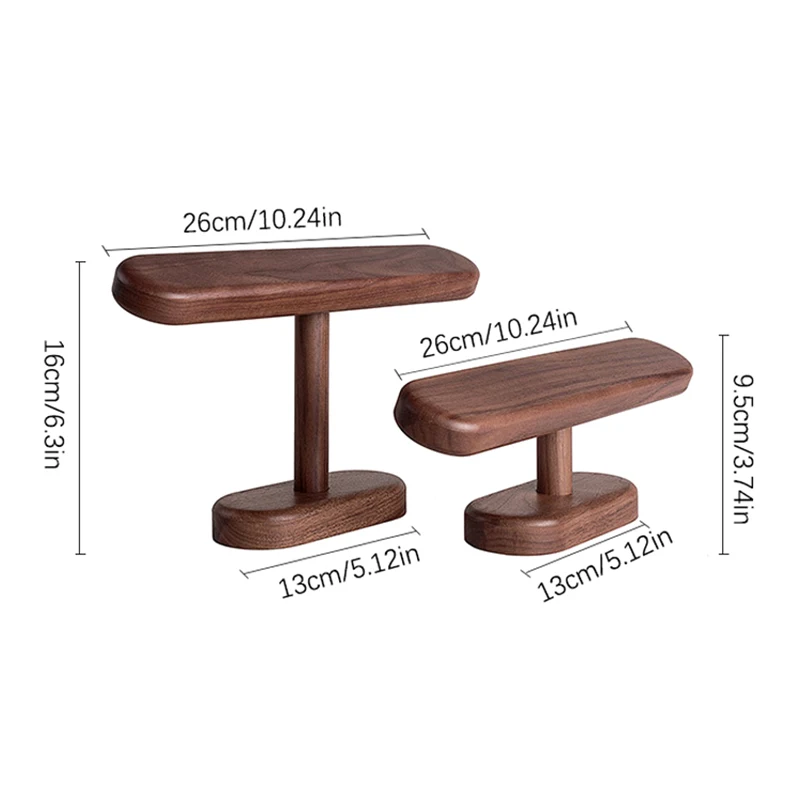 Walnut Watch Bracket Display Holder Jewelry Bracket Chain Anklets Hanger Stand Racks Organizer For Counter Shows