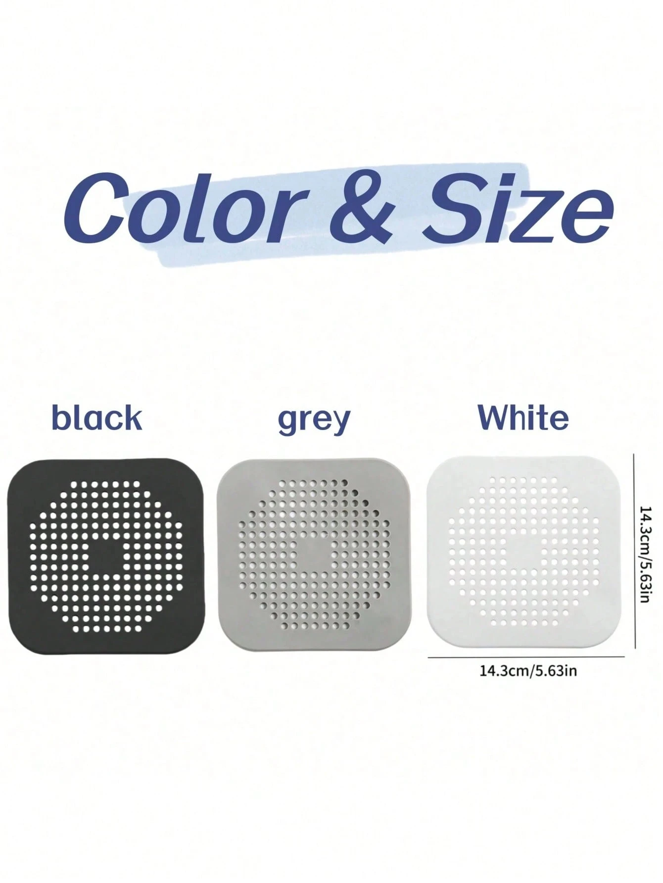 Hair Drain Catcher for Bathroom Sink Hair Catcher Drain Cover Hair Stopper Drainage System Prevents Hair Clogs - Detail 1