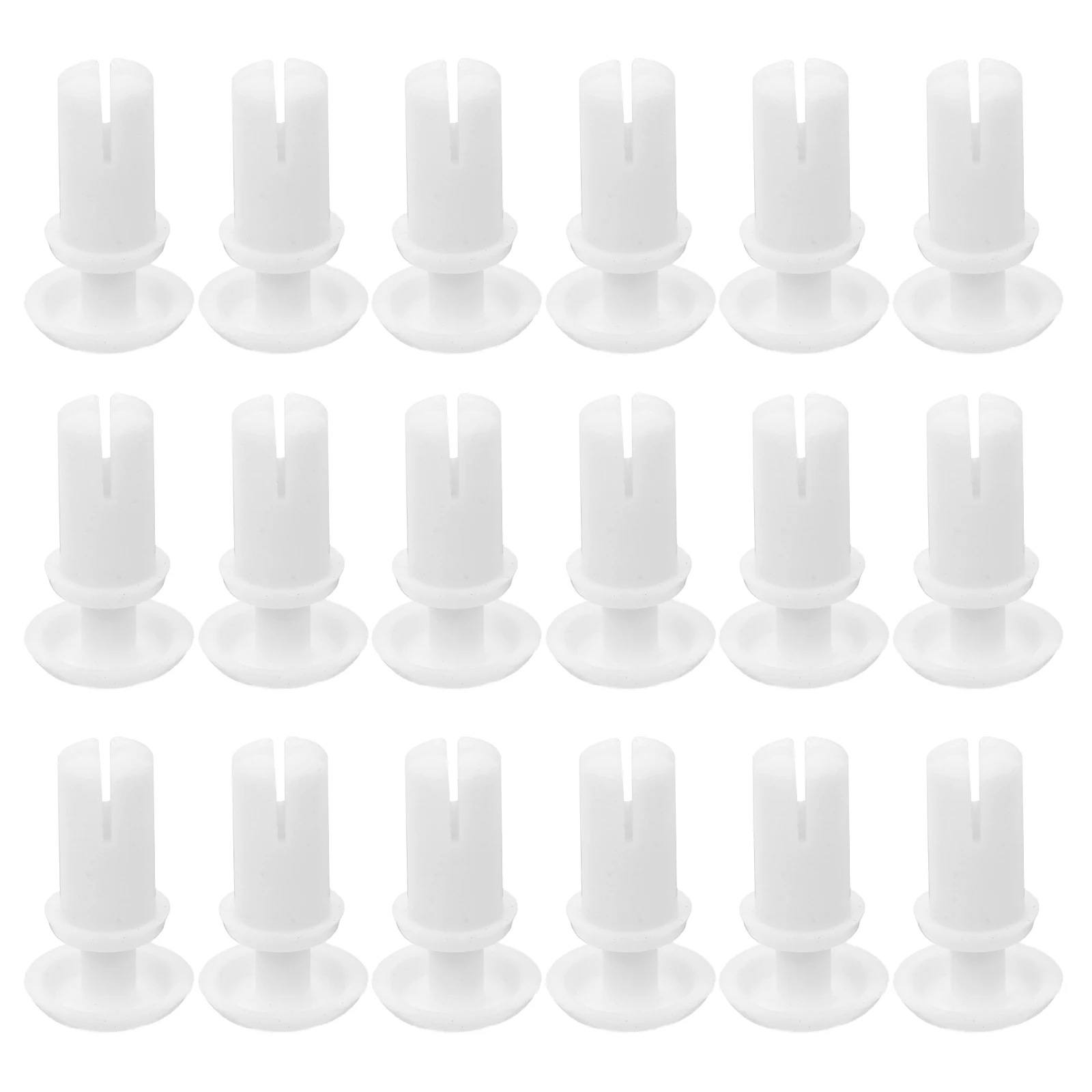 

100pcs White Plastic Rivet Insulation Clips R-Shaped Fixings Easy Installation Car Fasteners Drywall Anchors Self