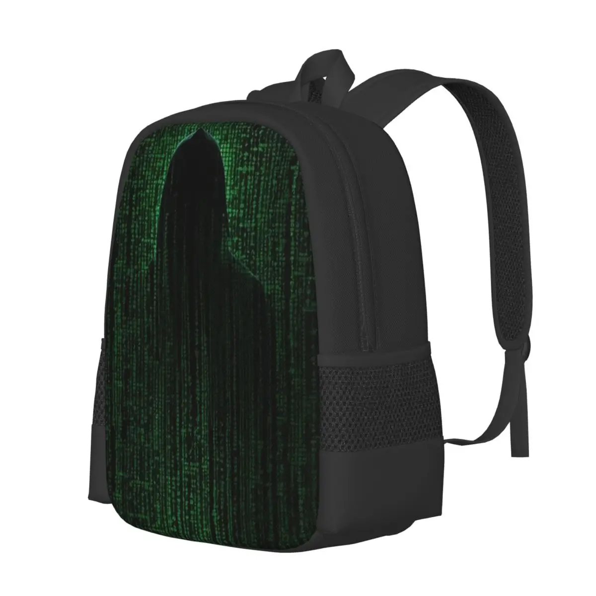 Hacker Code Binary Code Geek Science Computer Backpack Daypack Large Capacity BookBag School Bag Shoulder Bags for Men Women