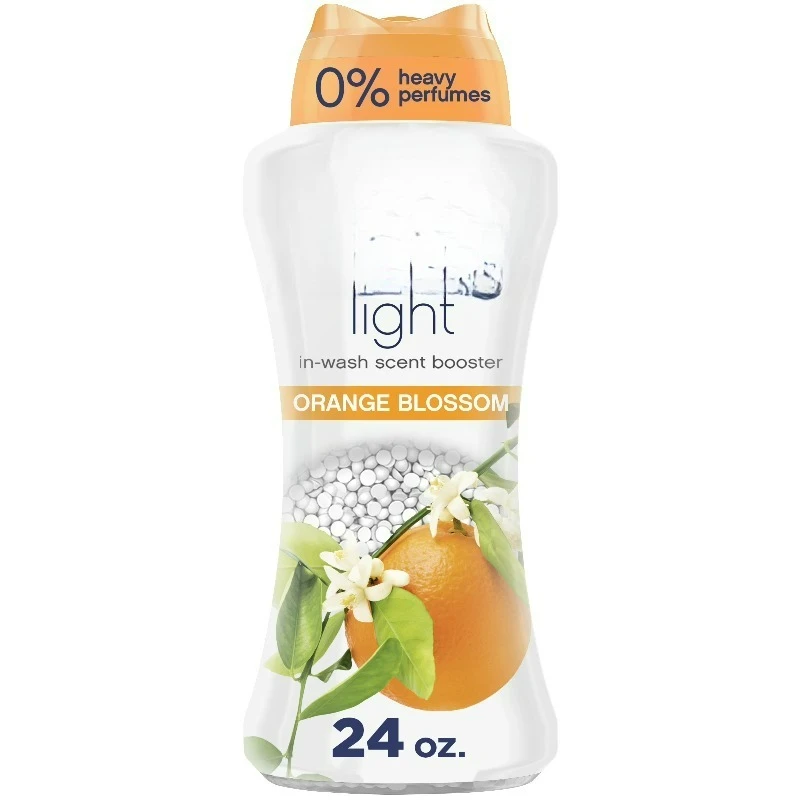 

Light In-Wash Scent Booster Laundry Beads, No Heavy Perfumes, Orange Blossom Scent, 24 oz