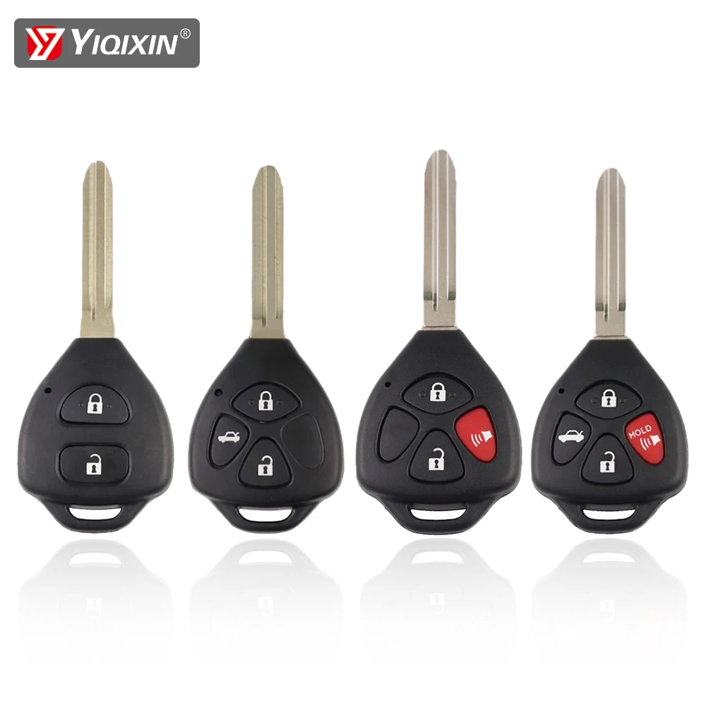 Para Toyota Camry RAV4 Avalon Corolla Matrix Venza Yaris Hiace Hilux Vigo Innova Prado Tarago carcasa para llave a distancia de coche Fob