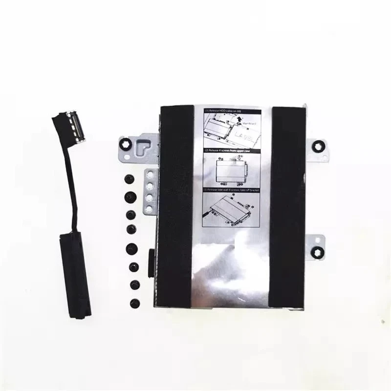 New HDD Flex Cable & HDD Bracket for Dell Latitude 3410 E3410 7CR4F 07CR4F 0RHY42 RHY42 450.0KA04.0011