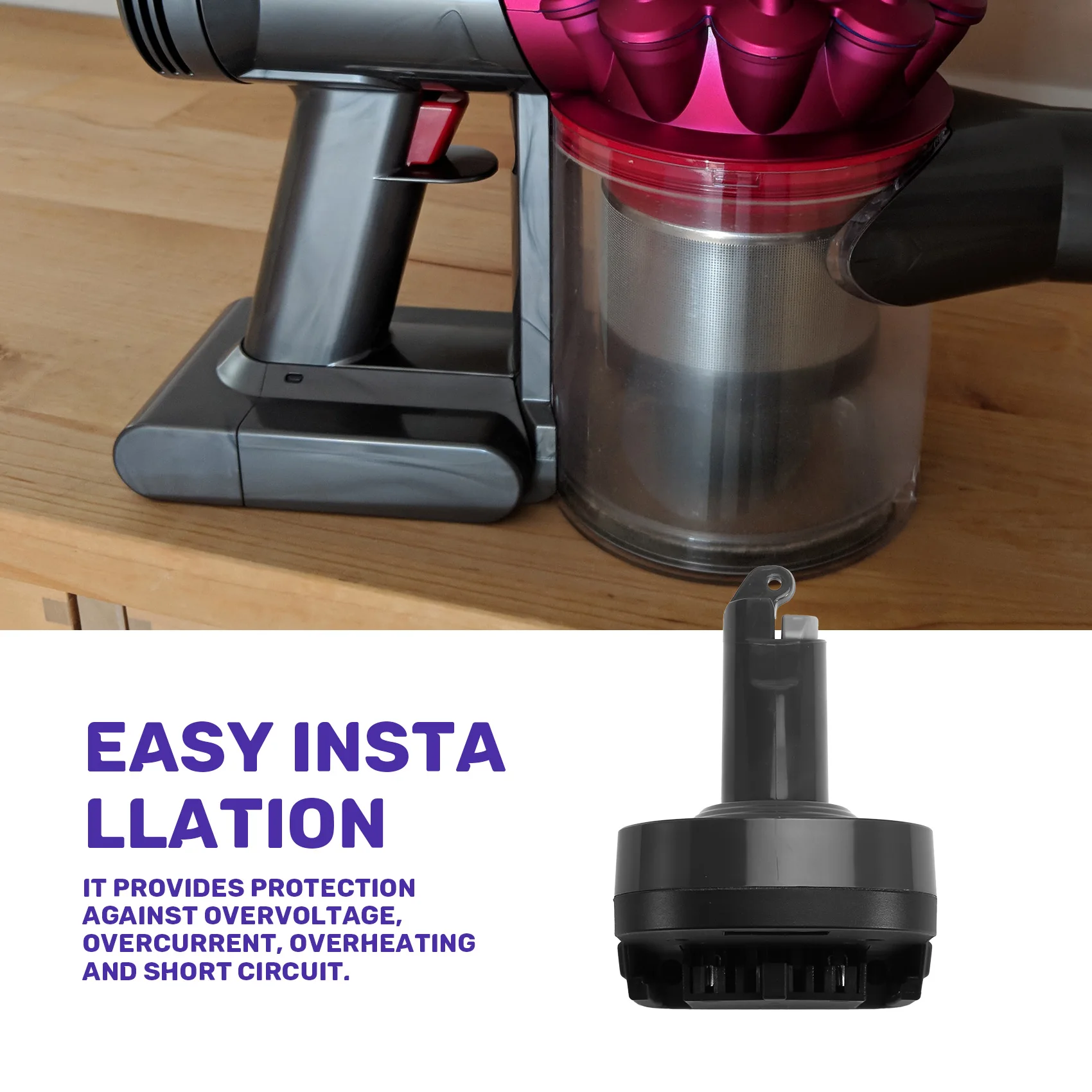 Substituição do adaptador AC19 AR18DSV6 para AEG RIDGID 18V para adaptador de bateria de íon-lítio Dyson V6