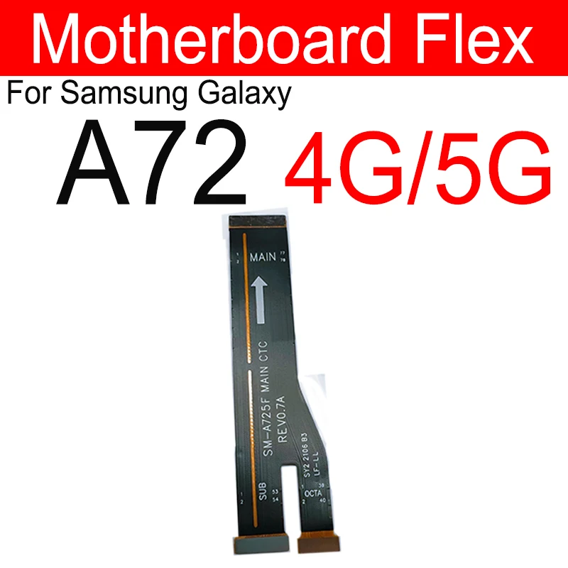 For Samsung A21 A21S A31 A32 A41 A42 A51 A52 A71 A72 4G 5G Motherboard Flex Cable Mainboard Flex Ribbon Connector Parts