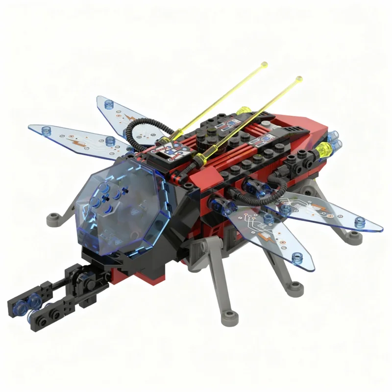 185pcs MOC Insection Infiltrator Space Spyrius Model Toy Building Blocks Construction Christmas Gifts Education Kids Brick Idea