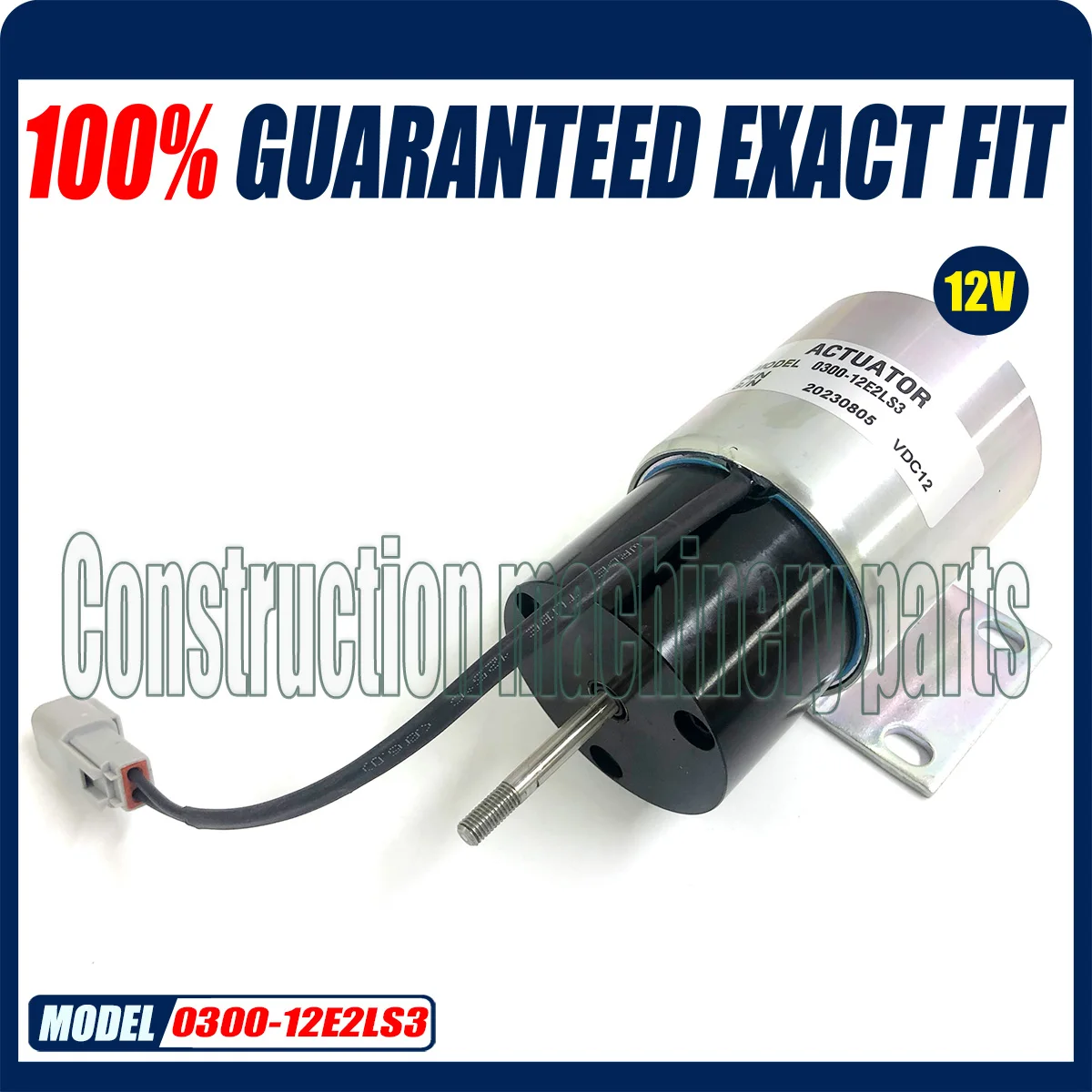 0300-12E2LS3 12V Actuator Solenoid 030012E2LS3 12V for Woodward